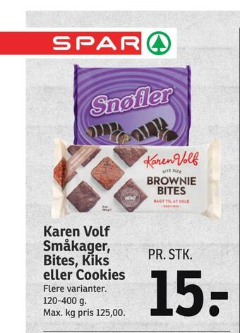 Karen volf småkager, bites, kiks eller cookies