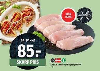 SPAR Gestus dansk kyllingebrystfilet tilbud