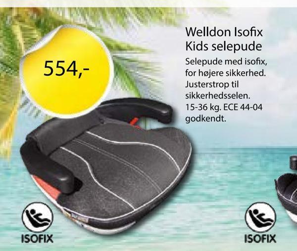 Nardocar Welldon kids selepude isofix tilbud
