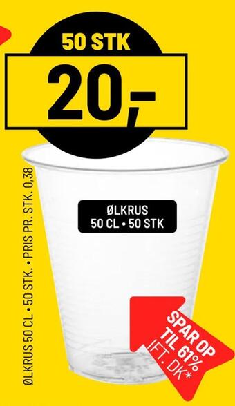 Priss Ølkrus tilbud