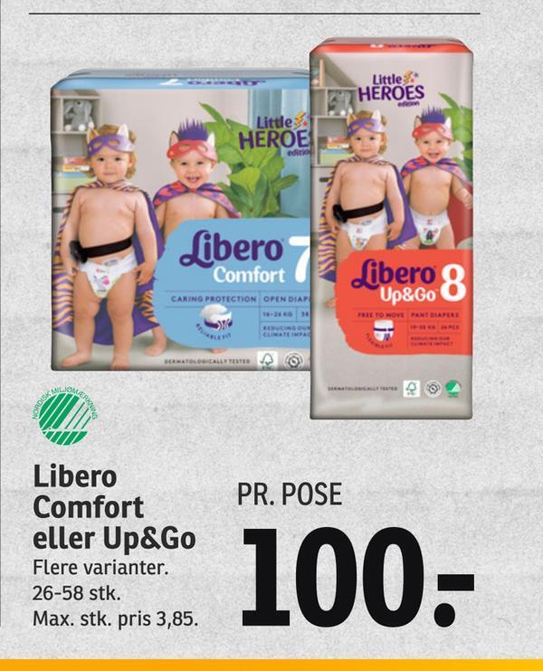 SPAR Libero comfort eller up&go tilbud