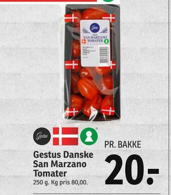SPAR Gestus danske san marzano tomater tilbud