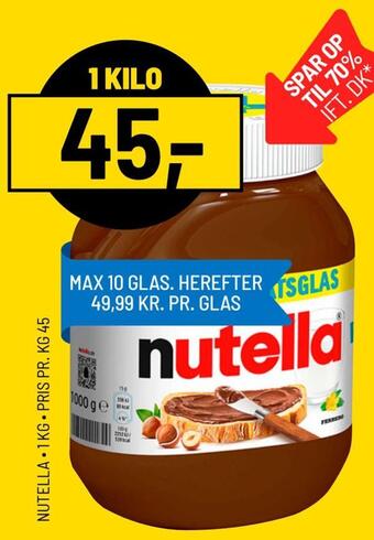 Priss Nutella tilbud