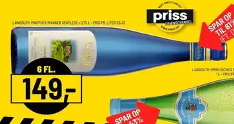 Priss Langguth vinothek rivaner spätlese tilbud