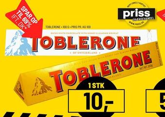 Priss Toblerone tilbud