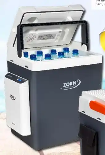 Zorn 30l elektrisk køleboks 12/230v inkl. batteri