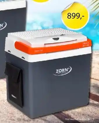 Zorn 25l elektrisk køleboks 12/230v og usb tilslutning