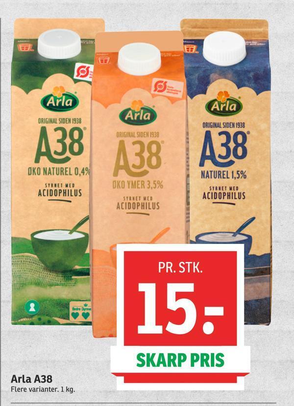 SPAR Arla a38 tilbud