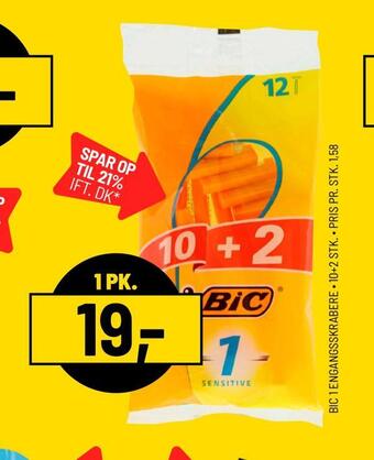 Bic 1 engangsskrabere