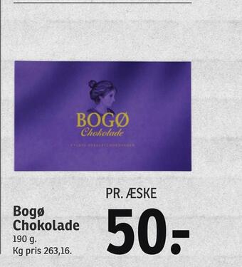 Bogø chokolade
