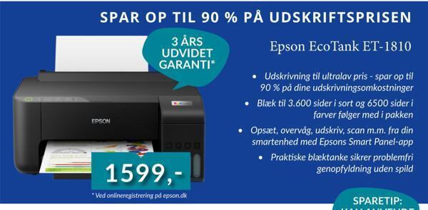 CBC Epson ecotank et-1810 tilbud