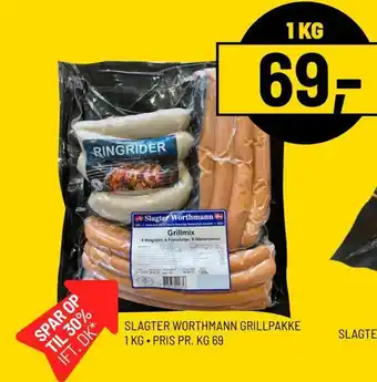 Slagter worthmann grillpakke