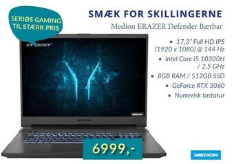 Medion erazer defender bærbar