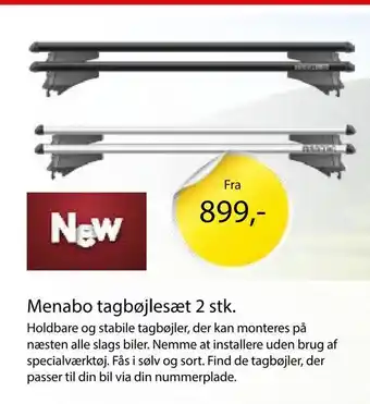 Menabo tagbøjlesæt 2 stk