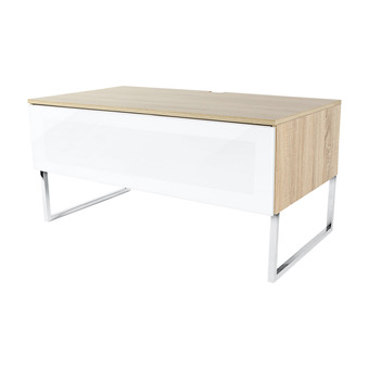 Norstone khalm 100 tv-møbel hvid/eg