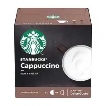 Starbucks cappuccino kaffekapsler by nescafe dolce gusto