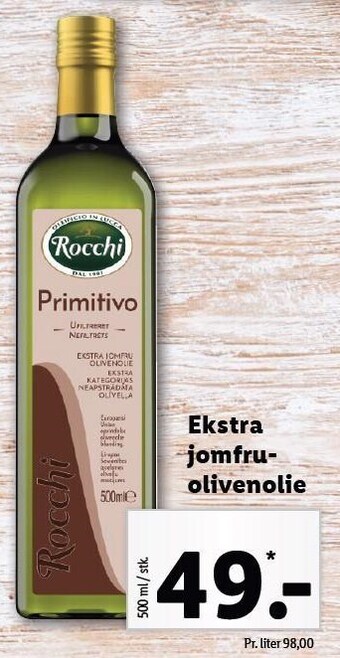 Ekstra jomfruolivenolie