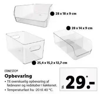 Lidl Ernesto opbevaring tilbud