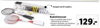 Lidl Badmintonsæt tilbud