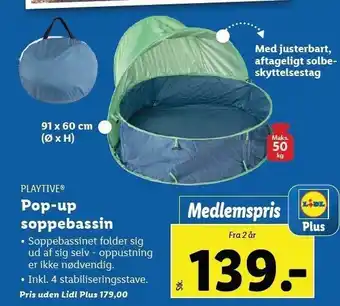 Lidl Pop-up soppebassin tilbud