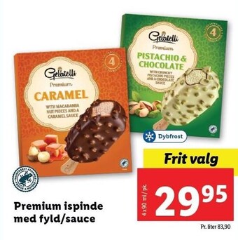 Lidl Premium ispinde med fyld/sauce tilbud