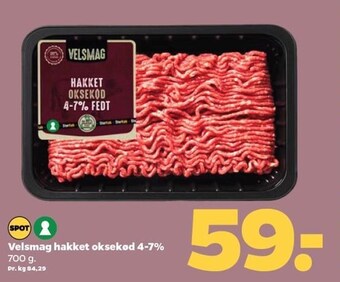 Netto Velsmag hakket oksekød tilbud