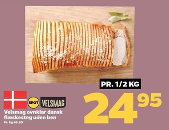 Netto Velsmag ovnklar dansk flæskesteg u. ben tilbud