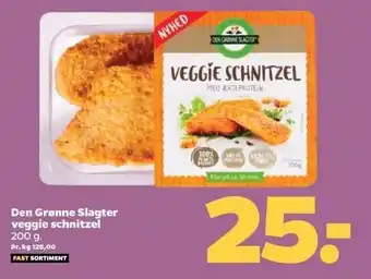 Den grønne slagter veggie schitzel