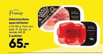 Bilka Salling princip udenlandske specialiteter tilbud