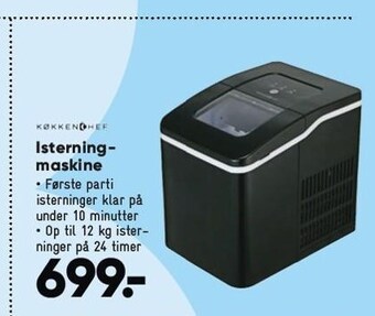 Bilka Køkkenchef isterningmaskine tilbud