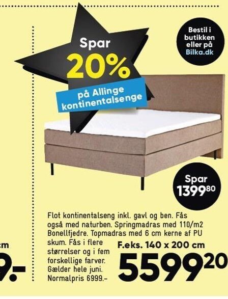 Bilka Kontinentalseng tilbud