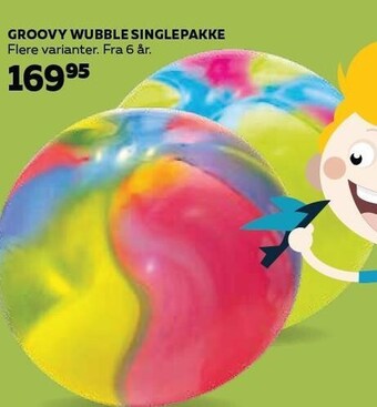 Groovy wubble singlepakke