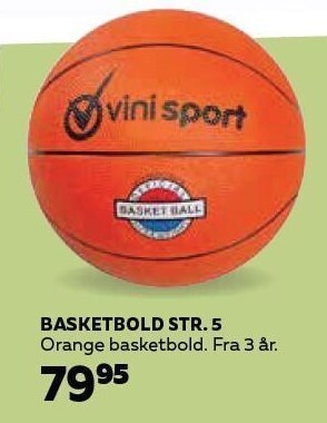 Legekæden Basketbold str. 5 tilbud