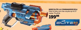 Legekæden Nerf elite 2.0 commander rd 6 tilbud