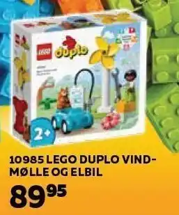 10985 lego duplo vindmølle og elbil
