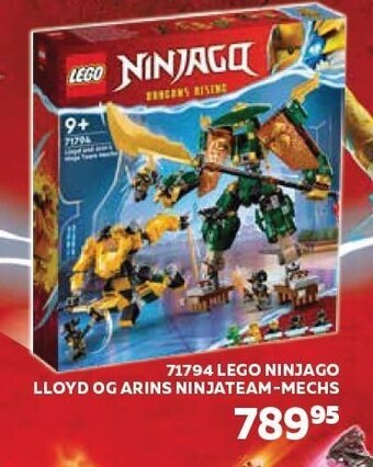71794 lego ninjago lloyd og arins ninjateam-mechs