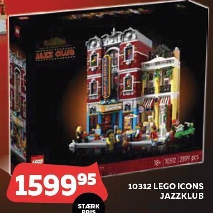 Legekæden 10312 lego icons jazzklub tilbud