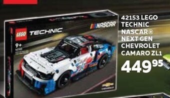 Legekæden 42153 lego technic nascar next gen chevrolet camaro zl1 tilbud