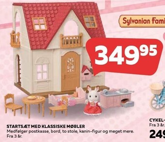 Startsæt med klassiske møbler