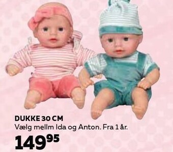 Legekæden Dukke 30 cm tilbud