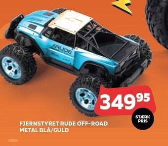 Legekæden Fjernstyret rude off-road metal blå/guld tilbud
