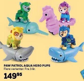 Legekæden Paw patrol aqua hero pups tilbud