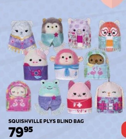 Legekæden Squishville plys blind bag tilbud