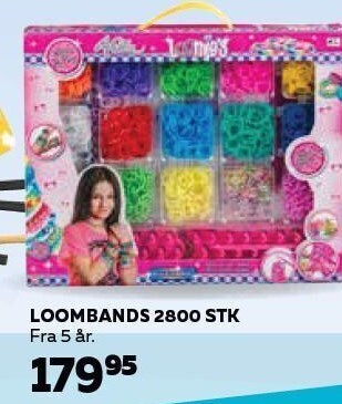 Loombands 2800 stk.