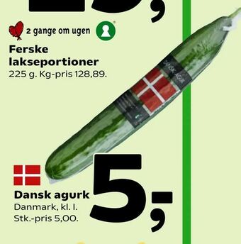 Coop 365 Dansk agurk tilbud
