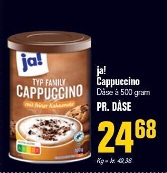 Poetzsch Padborg Ja! cappucino tilbud