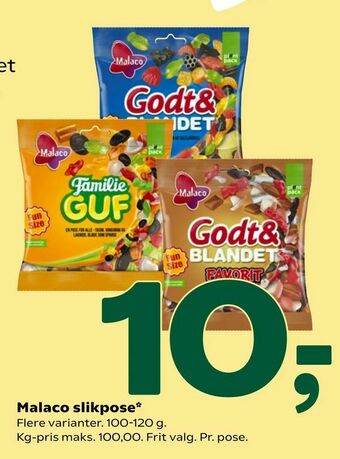 Coop 365 Malaco slikpose tilbud