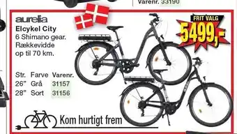 Harald Nyborg Aurrelia elcykel city tilbud