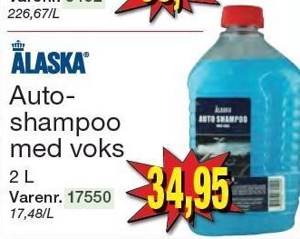 Harald Nyborg Alaska autoshampoo med voks tilbud