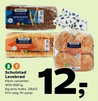 Coop 365 Schulstad Levebrød tilbud